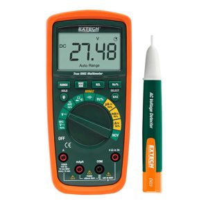 Extech Mn62 K True Rms Multimeter With Ac Voltage Detector Kit 1